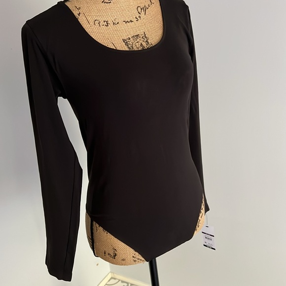 Sofia by Sofia Vergara Black Scoop Neck Bodysuit Sz XXL NWT - Picture 4 of 16